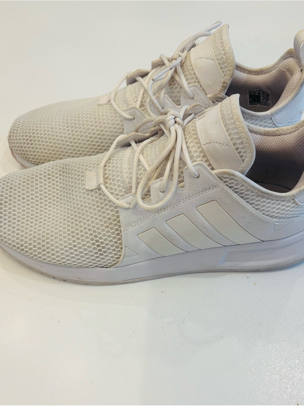 adidas Neutral Cream Mesh Running Sneakers size 11.5